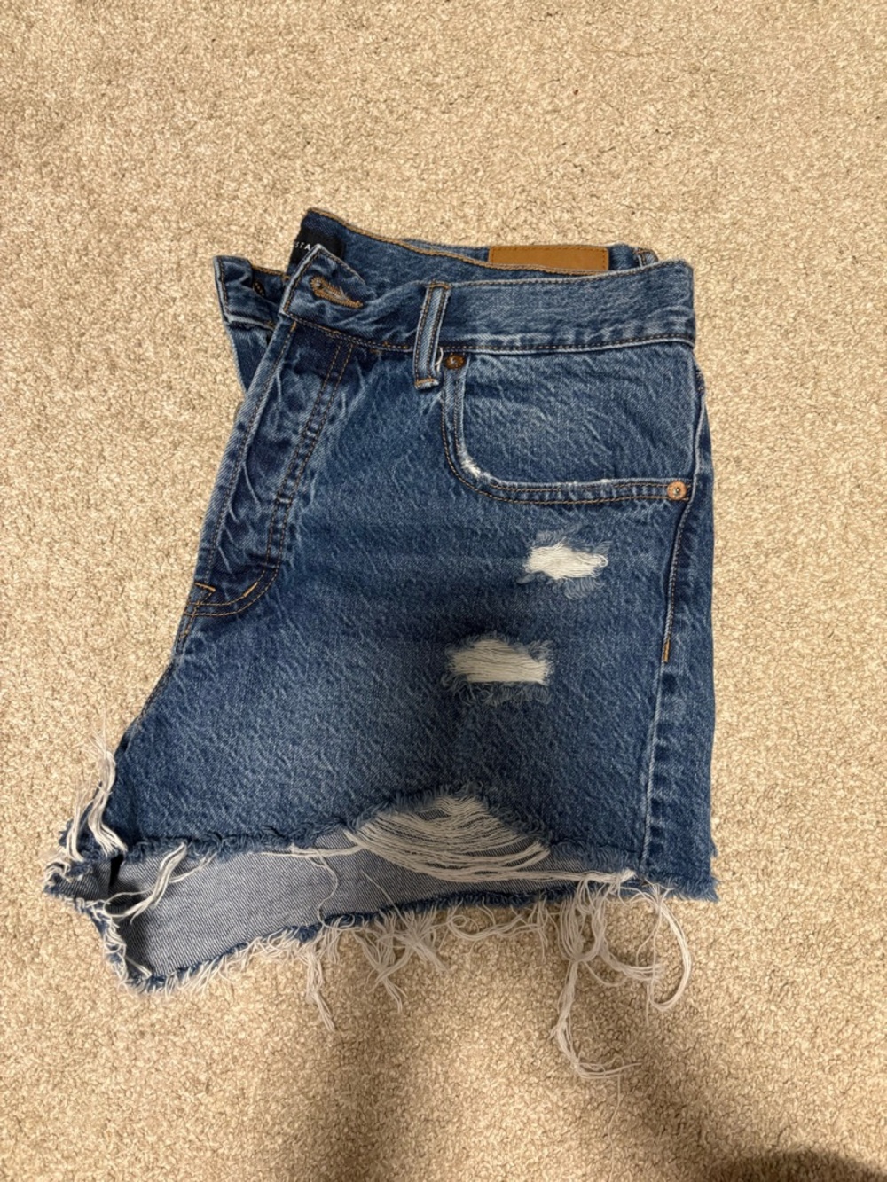 Aeropostale Blue Denim Boyfriend Shorts